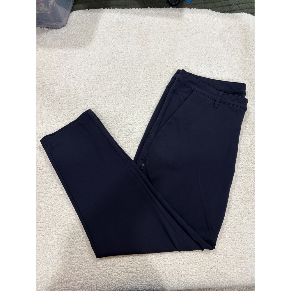 BYLT Basics Men's Everyday Pant 2.0 Slim Fit Navy Blue Size 38x28 Stretch